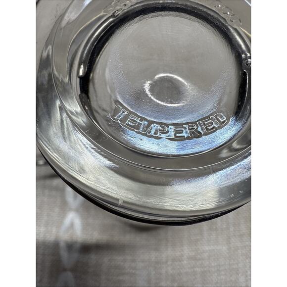 Set Of 4 Bormioli Rocco Glass Cappuccino Coffee Cups Stainless Steel Handle EUC - Picture 8 of 11